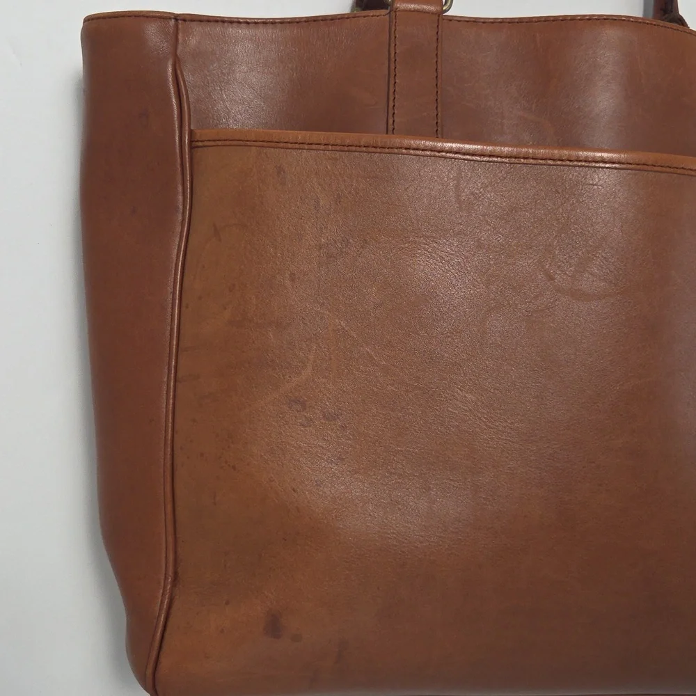Eddie Bauer Leather Tote Bag